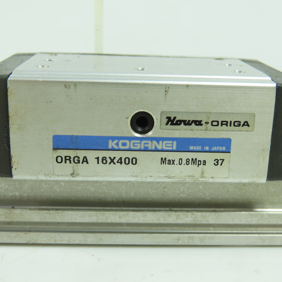 Koganei Orga Double Acting Pneumatic Rodless Cylinder Slide 16mm Bore x 400mm