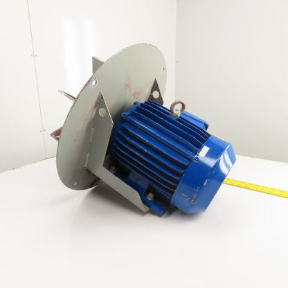 Elektrim Esg 5HP 14-1/2" Direct Drive Cast Aluminum Pressure Blower 230/460V