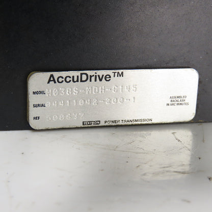 Textron AccuDrive W038S-MDH-C145 Gearhead Gear Reducer
