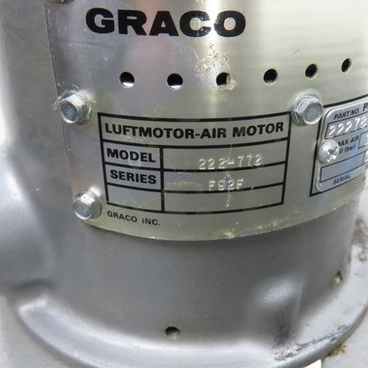 Graco 222-772 President 46:1 Ratio Check-Mate Pneumatic Elevator Pump 222783