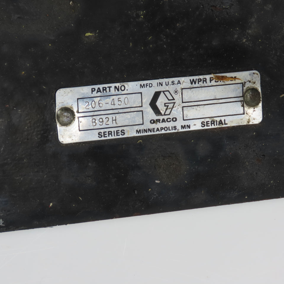 Graco 222-772 President 46:1 Ratio Check-Mate Pneumatic Elevator Pump 222783