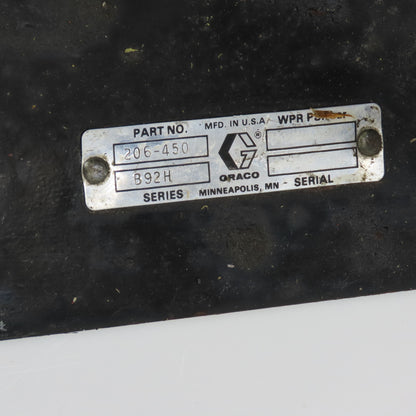Graco 222-772 President 46:1 Ratio Check-Mate Pneumatic Elevator Pump 222783