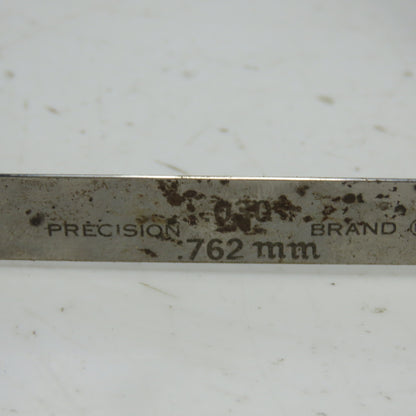 Precision Brand 19735 .762mm .030 Steel Feeder Guage