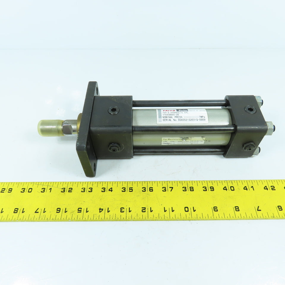 Taiyo Parker 70H-8 1FA40BB80-DB Double Acting Air Cylinder 40mm Bore 80mm Stroke