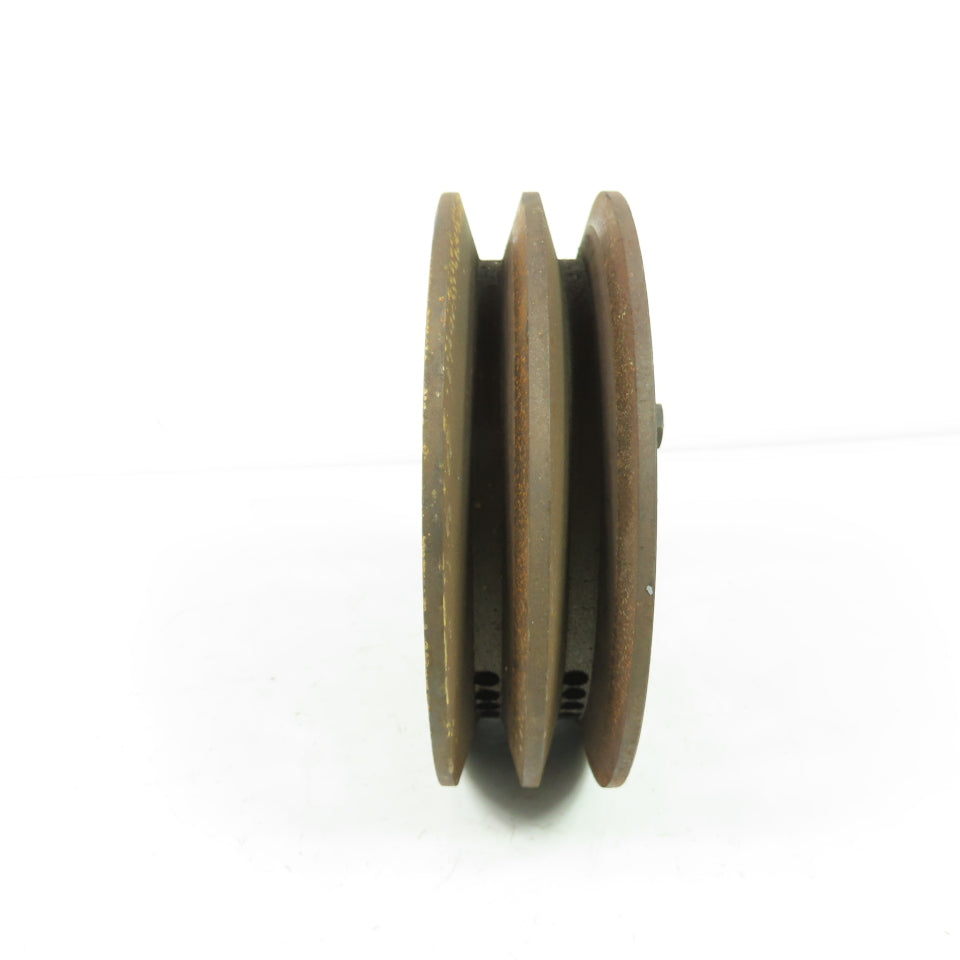 2BG62D 5-7/8" OD x 1-11/16" Wide 2-Groove V-Belt Pulley Sheave