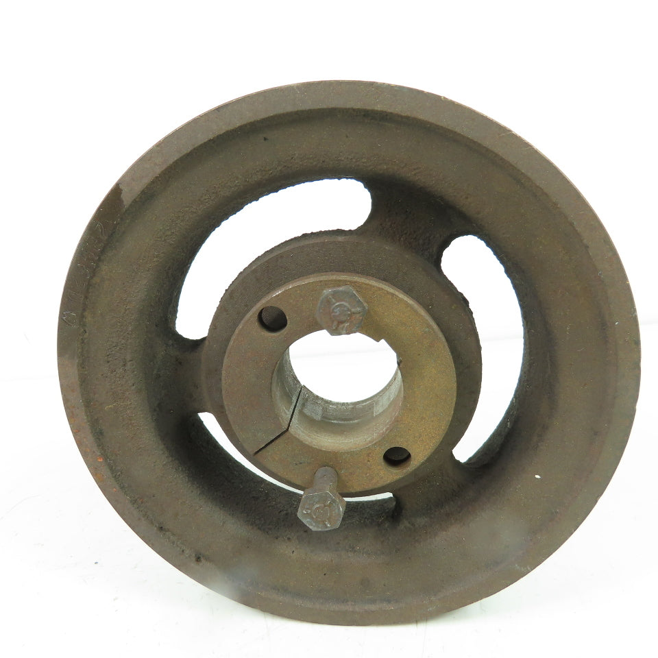 2BG62D 5-7/8" OD x 1-11/16" Wide 2-Groove V-Belt Pulley Sheave