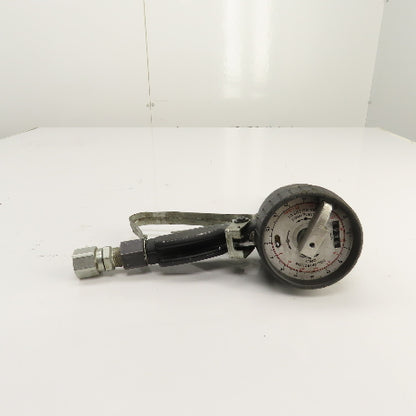 LL020504252 Analog Oil Meter 0-15 Quarts 1/2" NPT Lincoln Style