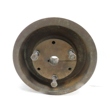 5A10 9 4 L 10-7/8" OD x 3-1/8" Wide 4-Groove V-Belt Pulley 3/8" Bore 2250RPM