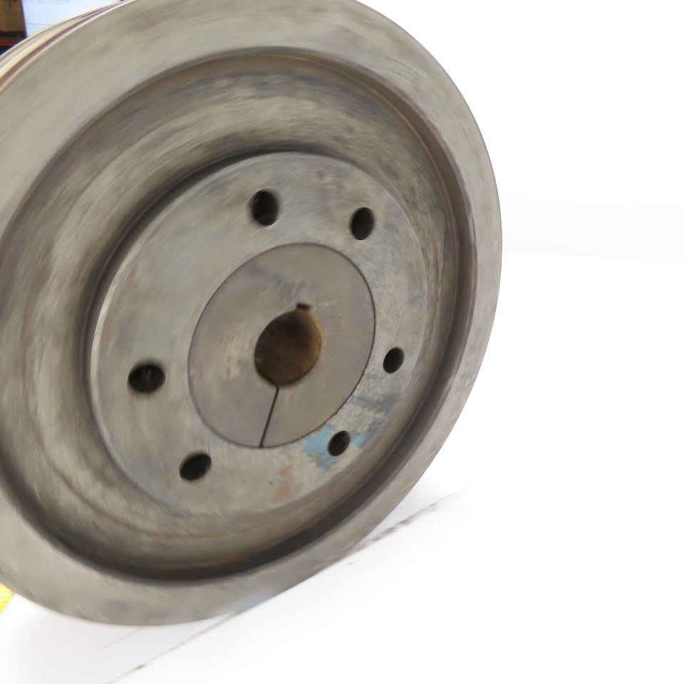 5A10 9 4 L 10-7/8" OD x 3-1/8" Wide 4-Groove V-Belt Pulley 3/8" Bore 2250RPM