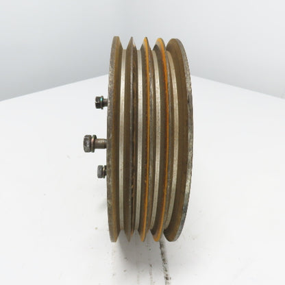 10-7/8" OD x 3-1/8" Wide 4-Groove V-Belt Pulley 3/8" Bore 2250RPM