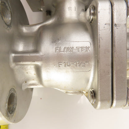 FlowTek 92-0830-113A0-532 F15 1.5" Air Actuated Stainless Ball Valve 275PSIG