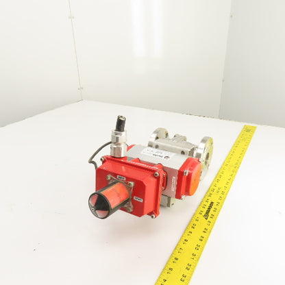 FlowTek 92-0830-113A0-532 F15 1.5" Air Actuated Stainless Ball Valve 275PSIG