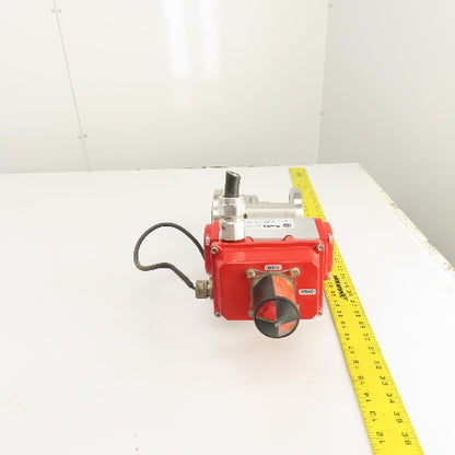 FlowTek 92-0830-113A0-532 F15 1.5" Air Actuated Stainless Ball Valve 275PSIG