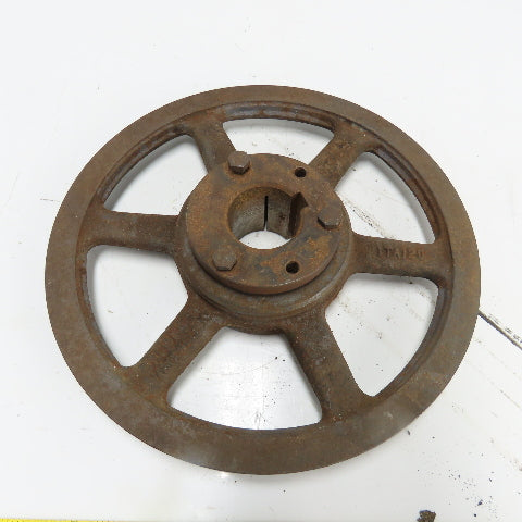 Browning 1TA120 12-3/8" OD x 3/4" Wide 1 Groove V-Belt Pulley Tapered Bore