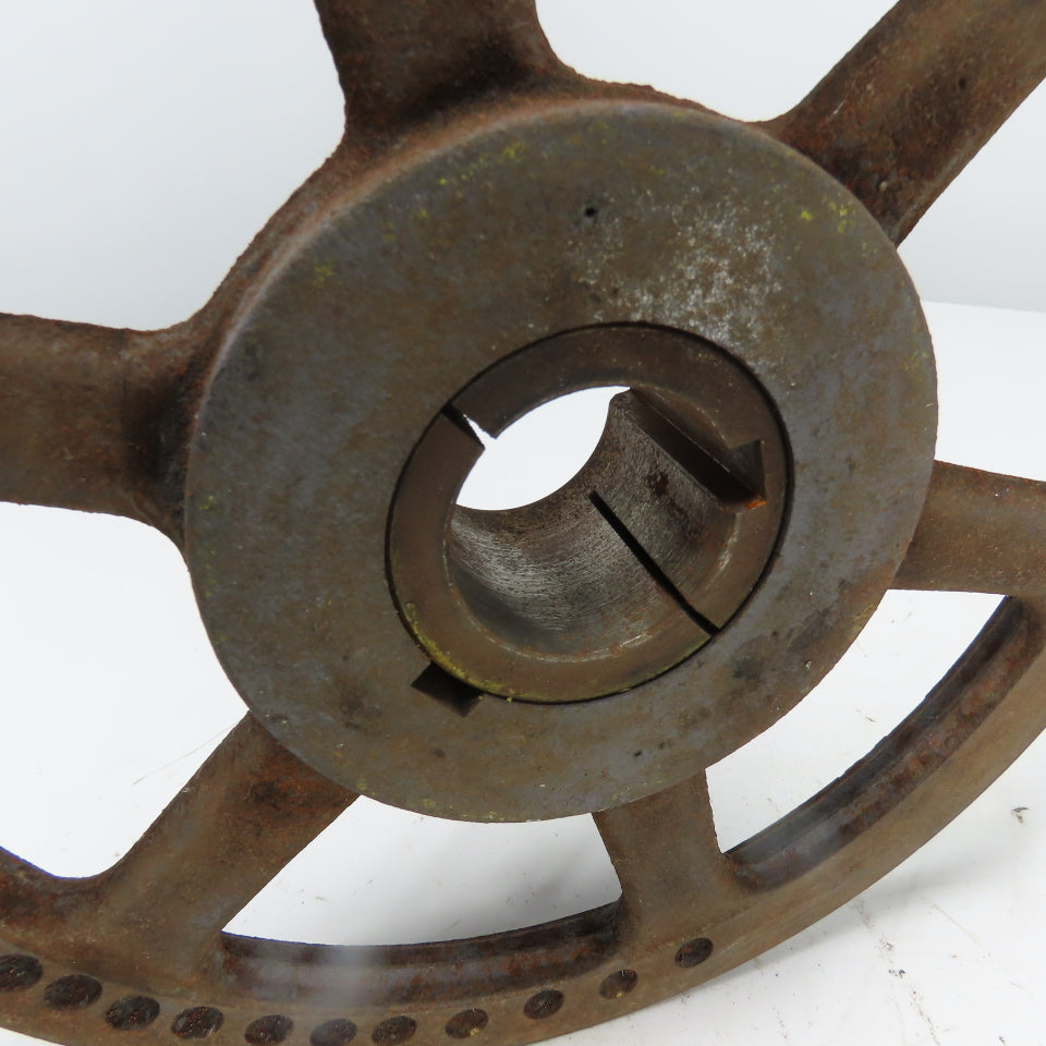 Browning 1TA120 12-3/8" OD x 3/4" Wide 1 Groove V-Belt Pulley Tapered Bore