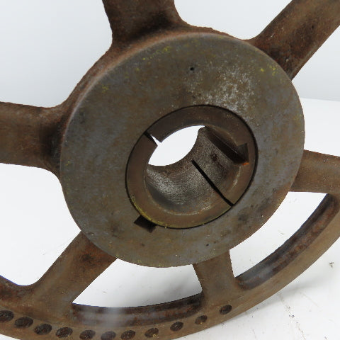 Browning 1TA120 12-3/8" OD x 3/4" Wide 1 Groove V-Belt Pulley Tapered Bore