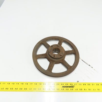Browning 1TA120 12-3/8" OD x 3/4" Wide 1 Groove V-Belt Pulley Tapered Bore