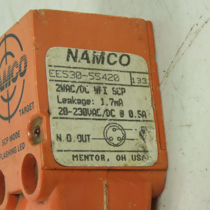 Namco EE530-55420 Proximity Switch Sensor 2WAC/DC 20-230VAC/DC 1.7mA