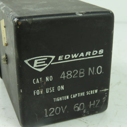 Edwards 482B N.0. Relay Module 120V 60Hz
