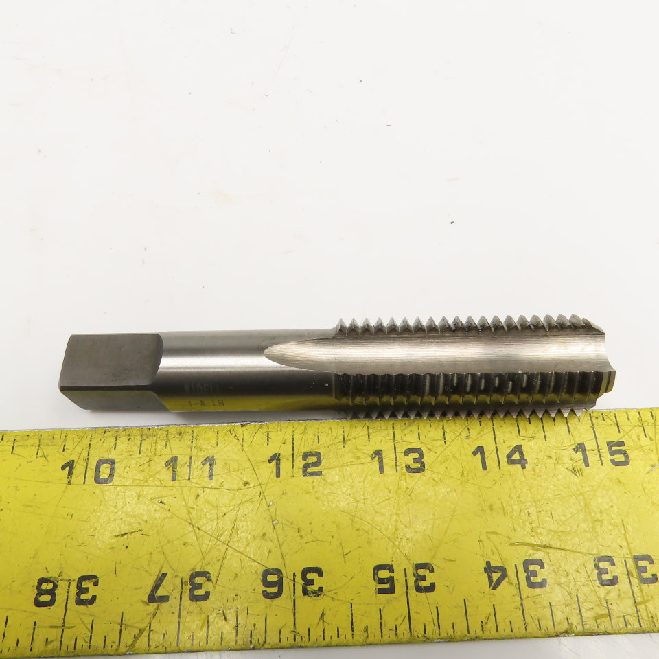 Widell 1"-8 Left Hand 4 Flute Straight Tapered Bottom Tap