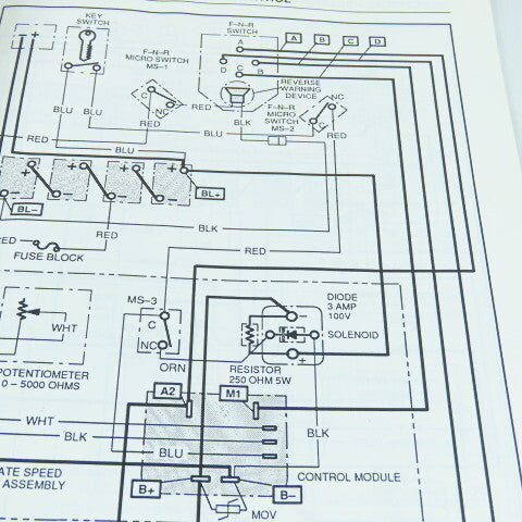 Cushman EZ-GO 640 Electric Powered Parts Picker Operation & Service Parts Manual