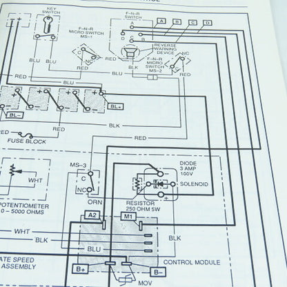 Cushman EZ-GO 640 Electric Powered Parts Picker Operation & Service Parts Manual