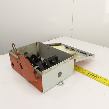 GE TH3361J 30A 600VAC Heavy Duty Fusible Disconnect Switch Type 1, 5, 12,