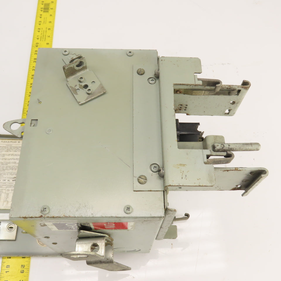 General Electric SB461RG Flex-A-Plug 30A 600v Fusible Bus Plug Switch 3PH 4W