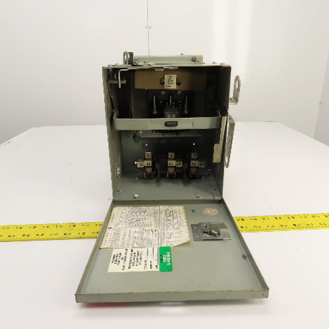 General Electric SB461RG Flex-A-Plug 30A 600v Fusible Bus Plug Switch 3PH 4W