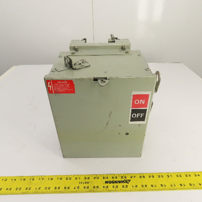 General Electric SB461RG Flex-A-Plug 30A 600v Fusible Bus Plug Switch 3PH 4W