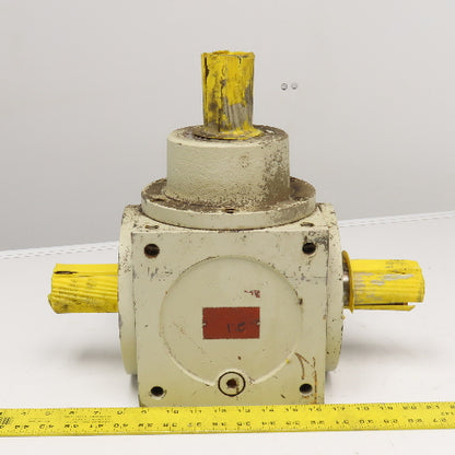 2:1 Ratio Dual Output Right Angle Gear Reducer Gearbox