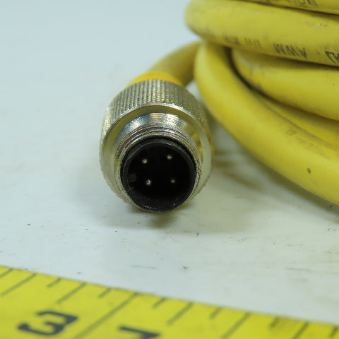Industrial Interfaces 849090004 250v 7-Amps Cable Cordset W/ Connectors 4-Pin