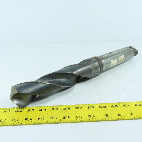 Precision Twist Drill 2" Spiral Flute Drill Bit 5MT Shank 16" OAL 8.75" Cut