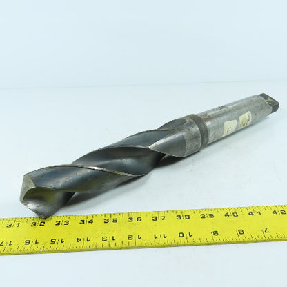 Precision Twist Drill 2" Spiral Flute Drill Bit 5MT Shank 16" OAL 8.75" Cut