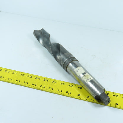 Precision Twist Drill 2" Spiral Flute Drill Bit 5MT Shank 16" OAL 8.75" Cut