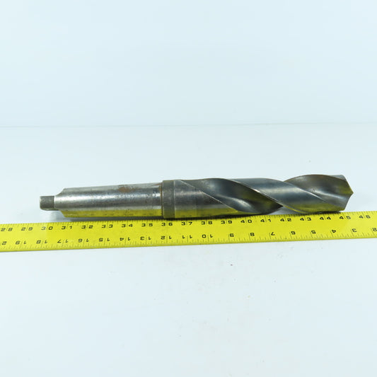 Precision Twist Drill 2" Spiral Flute Drill Bit 5MT Shank 16" OAL 8.75" Cut