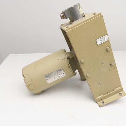 Reliance 4Z010D 30:1 Ratio 58 RPM Right Angle Gear Motor 1Hp 230/460V W/ Encoder
