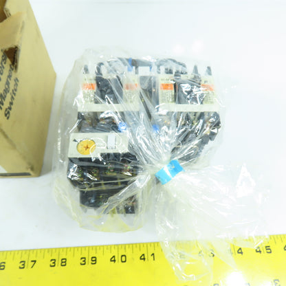 Fuji SC-03/G 4GX0A0MD10K Reversing Contactor 24VDC Coil W/ Overload 0.36-0.54A
