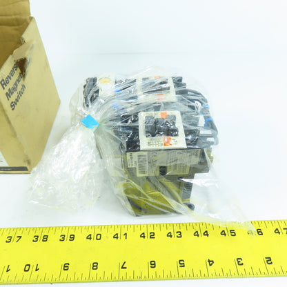 Fuji SC-03/G 4GX0A0MD10K Reversing Contactor 24VDC Coil W/ Overload 0.36-0.54A