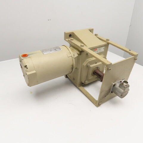 Reliance 4Z017C 30:1 Ratio 58 RPM Right Angle Gear Motor 1Hp 230/460V W/ Encoder