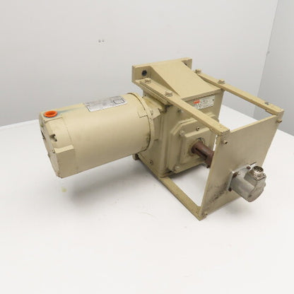 Reliance 4Z017C 30:1 Ratio 58 RPM Right Angle Gear Motor 1Hp 230/460V W/ Encoder