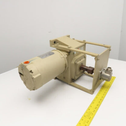 Reliance 4Z017C 30:1 Ratio 58 RPM Right Angle Gear Motor 1Hp 230/460V W/ Encoder