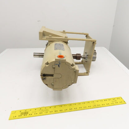 Reliance 4Z017C 30:1 Ratio 58 RPM Right Angle Gear Motor 1Hp 230/460V W/ Encoder