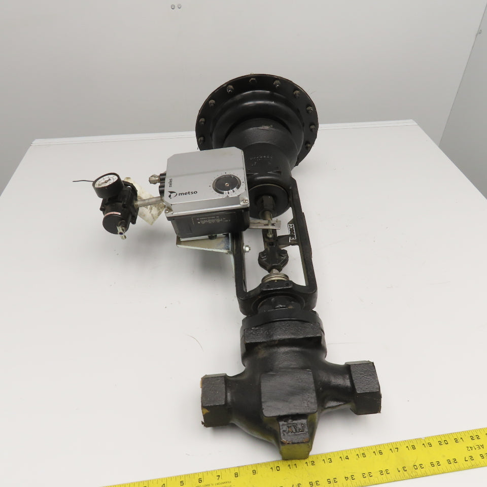 Hammel Dahl G130HGC42EA2B 1-1/2" NPT Globe Valve With Pneumatic Actuator