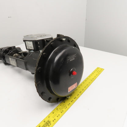 Hammel Dahl G130HGC42EA2B 1-1/2" NPT Globe Valve With Pneumatic Actuator