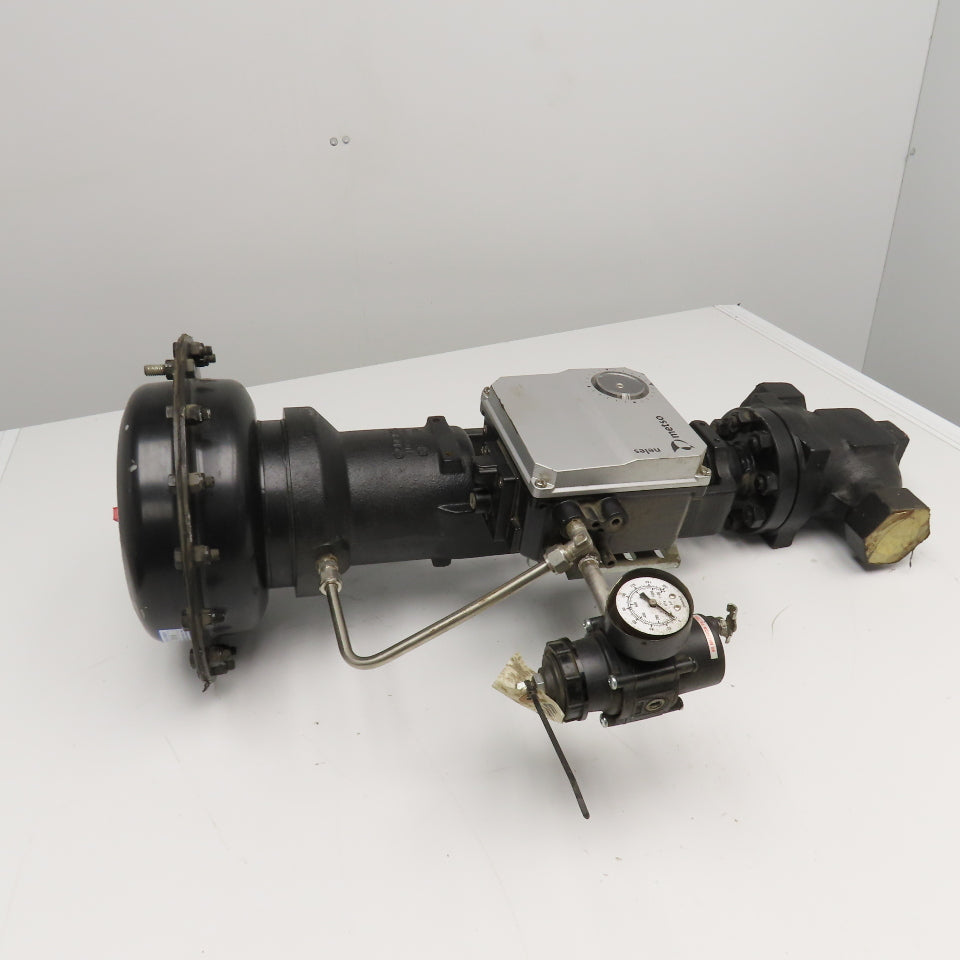 Hammel Dahl G130HGC42EA2B 1-1/2" NPT Globe Valve With Pneumatic Actuator