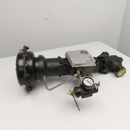 Hammel Dahl G130HGC42EA2B 1-1/2" NPT Globe Valve With Pneumatic Actuator