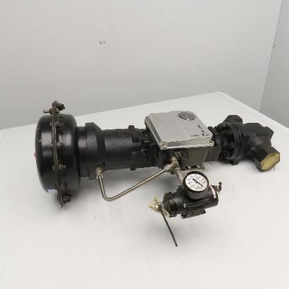 Hammel Dahl G130HGC42EA2B 1-1/2" NPT Globe Valve With Pneumatic Actuator