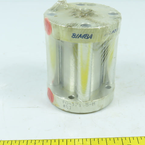 Bimba FO-171.5-M Flat-1 Double Acting Air Cylinder 1.5" Bore 1.5" Stroke NEW