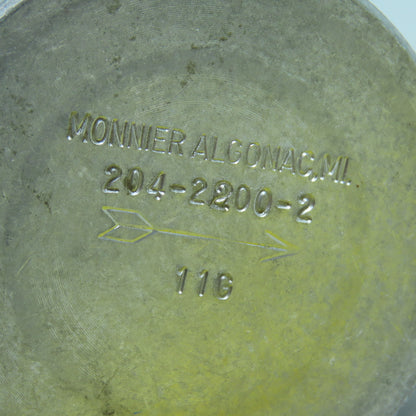 Monnier 204-2200-2 Metal Bowl Compressed Air Miniature Filter 1 Oz 1/4" NPT